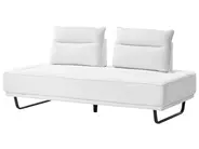Sofa 3 Seater FAXEN Fabric White_1025191