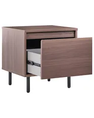 1 Drawer Bedside Table NIKEA Dark Brown_1061185