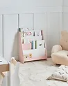4 Tier Bookcase LILOET 70 cm Pastel Pink