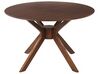 Stół do jadalni okrągły ⌀ 120 cm ciemne drewno TYMIS_826929