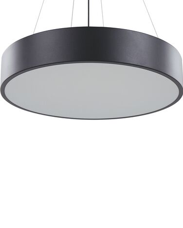 Lampadario LED in metallo nero 60 cm BALILI