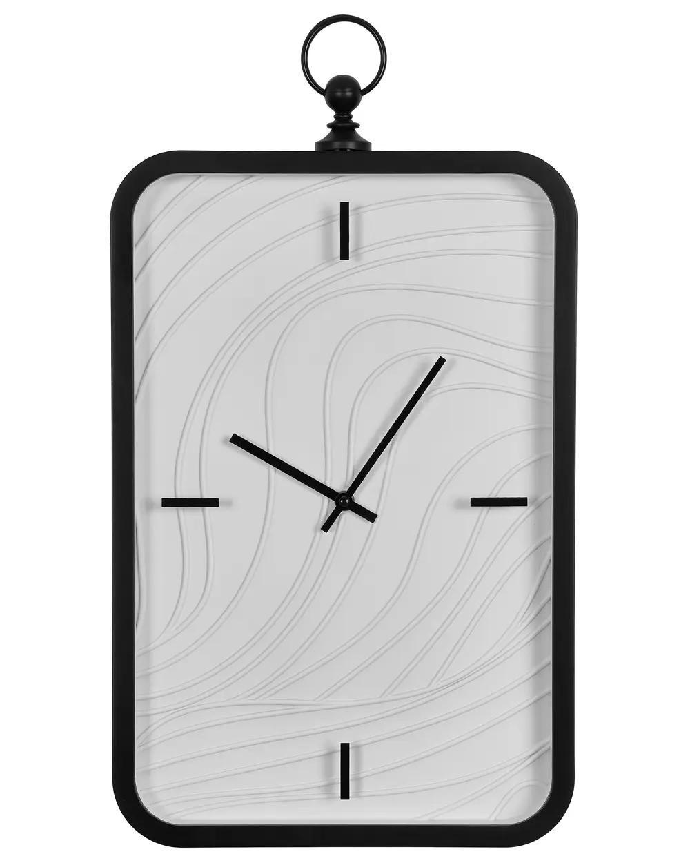 Horloge murale MOLIENS 32 cm Blanc/noir