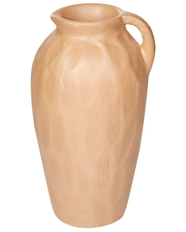 Terracotta Decorative Vase 46 cm Beige TAIPING