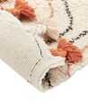 Bavlněný koberec 80 x 150 cm béžový/ oranžový HAJIPUR_840438