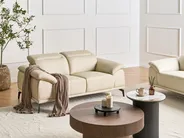 Sofa 2 Seater VEJEN Fabric Beige_1032514