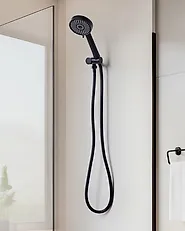 Shower Head and Hose Kit SURIPA 3-function Black_1184746