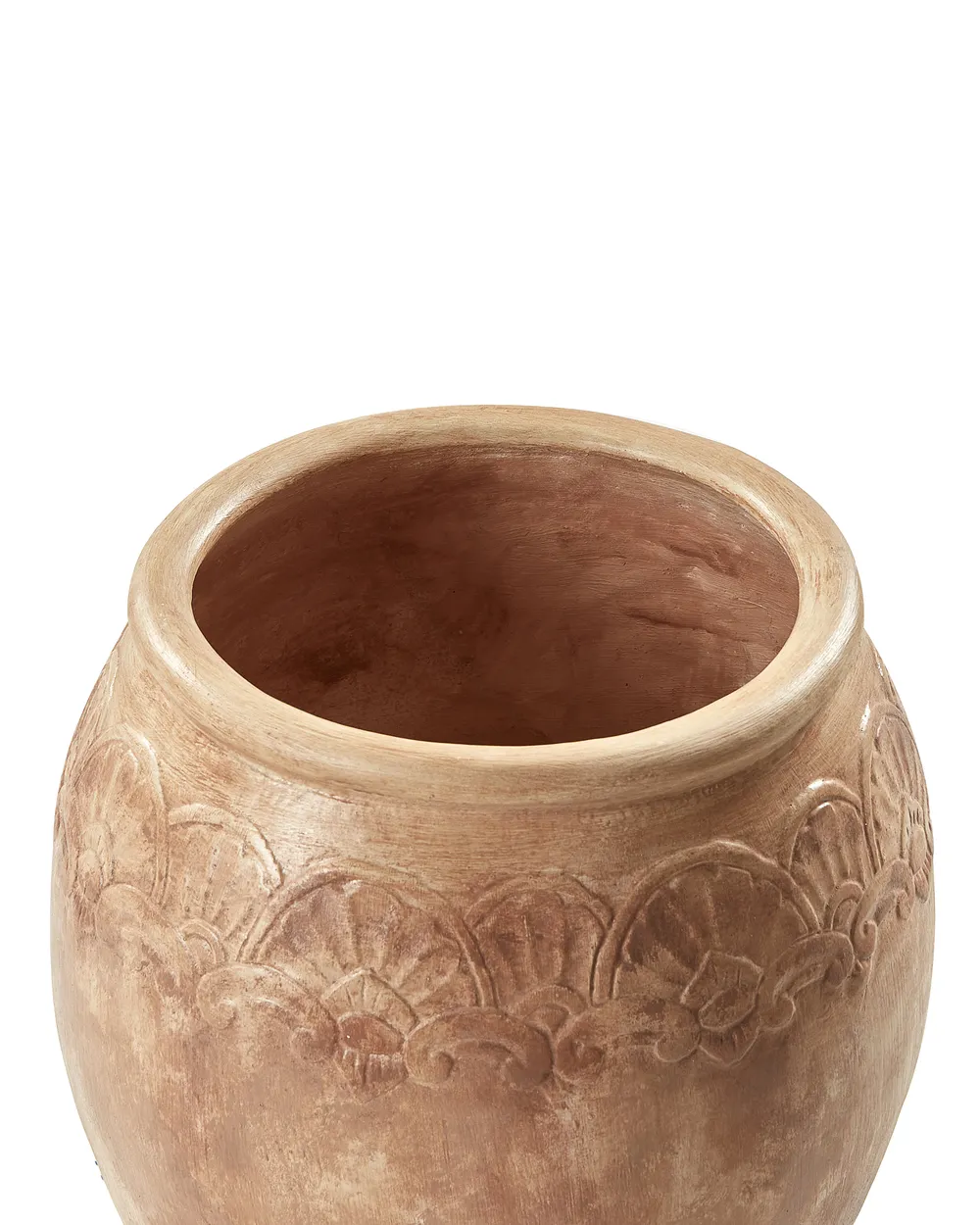 Plant Pot PYRUS 48 cm Brown_930800