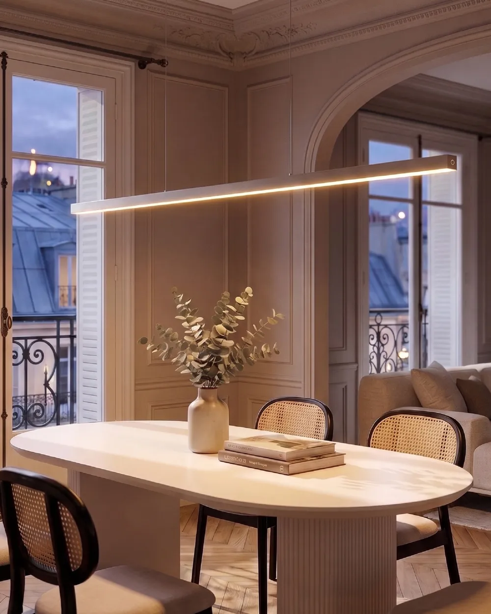 Lampa wisząca LED BADDANA Metal Srebrny