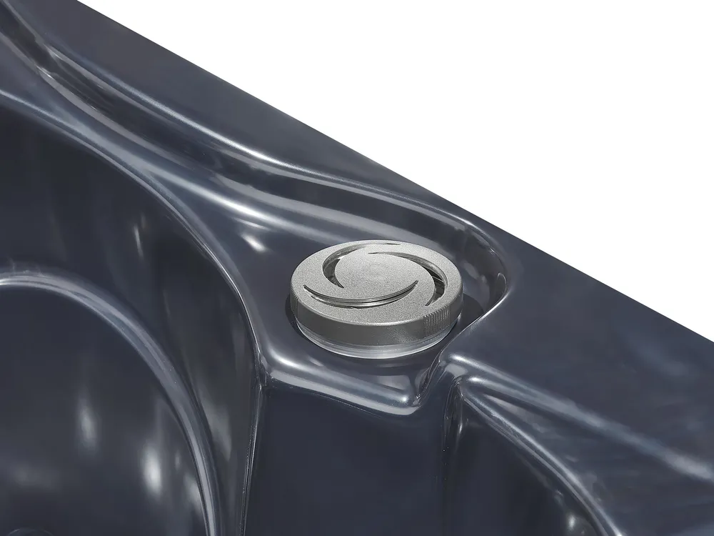 Outdoor Hot Tub with LED TULAROSA Graphite Grey_818586