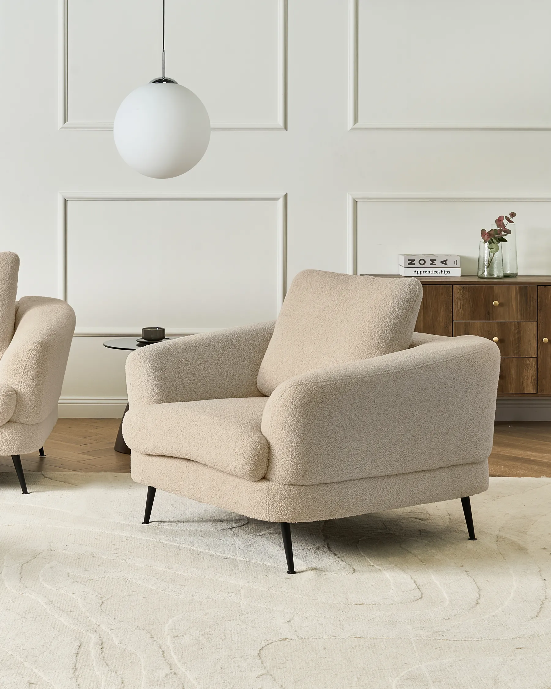 Armchair KJAER Boucle Light Beige_1006733
