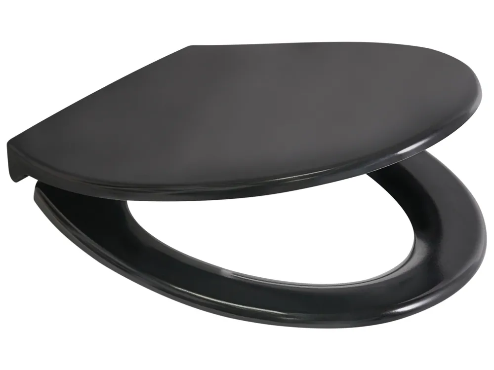 Sedile per WC PAPURI Soft Close Duroplastica Nero_1016489