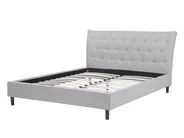 Bed Fabric SAVERNE 140 x 200 cm (EU Double) Light Grey_692744