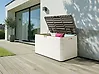 Storage Box MILIES 116 cm 60 cm White