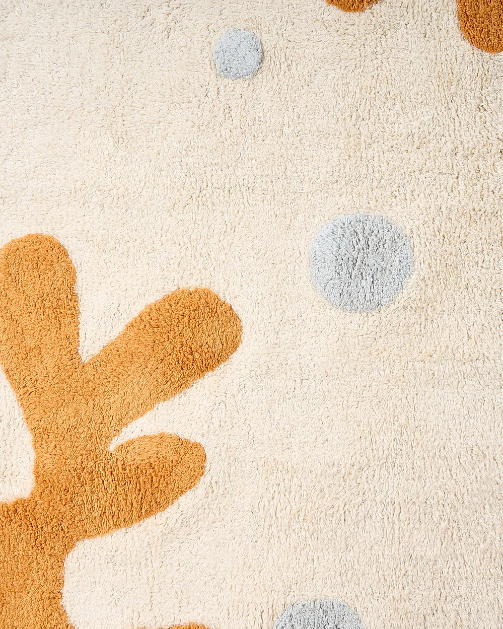 Kids Rug JAJPUR  Light Beige 140 x 200 cm Cotton_1155050