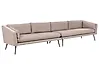 Trädgårdssoffa 4-sits LORETELLO Beige