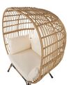 PE Rattan Basket Chair Natural VEROLI_807055