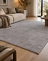 Shaggy Rug DEMRE Light Grey 160 x 230 cm
