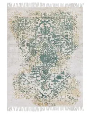 Matta BOYALI Ljusbeige 160 x 230 cm Viskos_836768