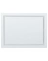 LED-väggspegel 80 x 60 cm silver PRENOIS_932279