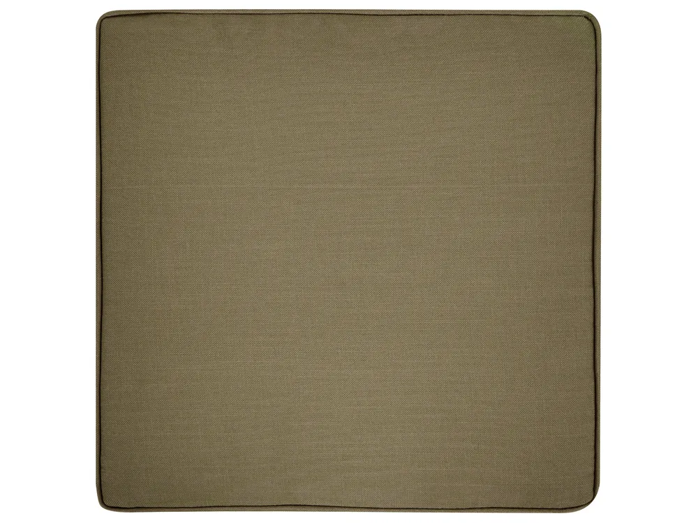 Garden Corner Sofa with Table 6 Seater VITTORIA PE Rattan Olive Green_1091868