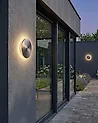 Conjunto de 2 lámparas de pared LED BUCKIE Plateado