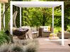 Pergola mit Lamellendach Aluminium weiß 310 x 310 cm FORNOLI_932960