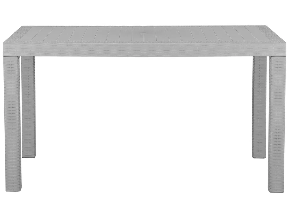Stół ogrodowy FOSSANO 140 cm 80 cm Jasnoszary_744680