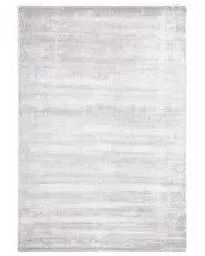 Rug GESI II Light Grey 140 x 200 cm Viscose_762308