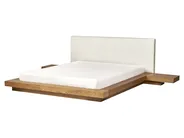 Bed Boucle ZEN 160 x 200 cm (EU King Size) Natural Ash Wood_931164