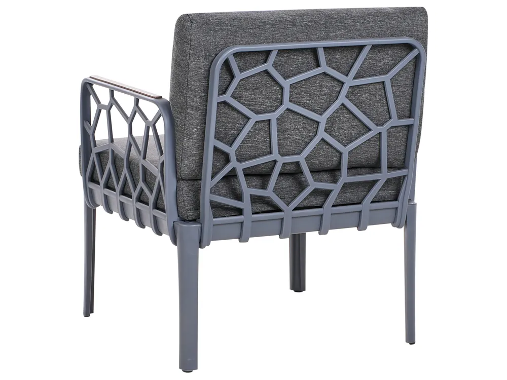 Garden Sofa Set 4 Seater ERICHE Dark Grey_978038