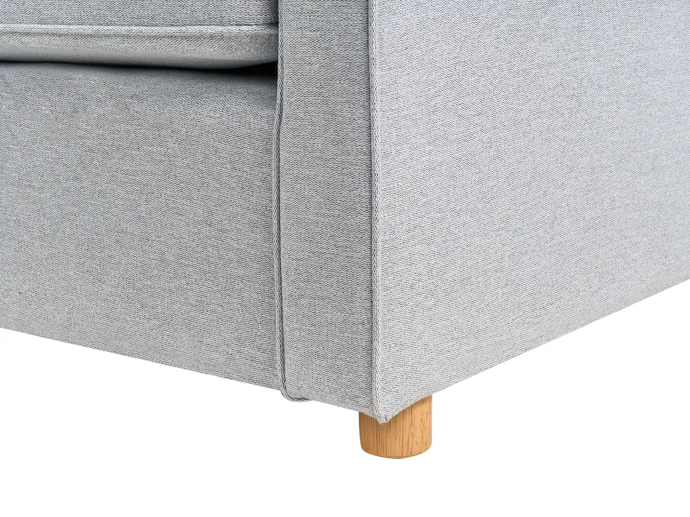 Sofa 3 Seater VINSTRA Fabric Grey_929422