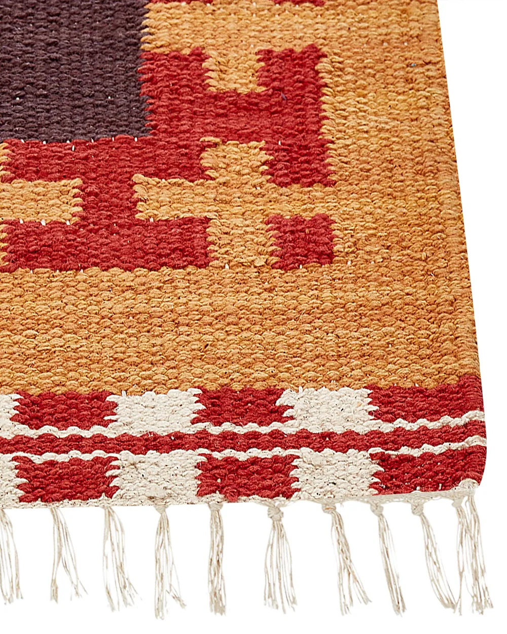 Tappeto PARAKAR Multicolore 140 x 200 cm Kilim Cotone_870161