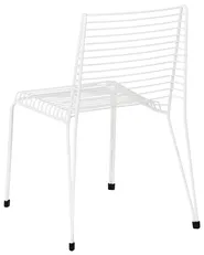 Set of 2 Garden Chairs CHIEVE Metal White_1049253