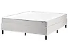 Divan Bed without Headboard Fabric COUNTESS 160 x 200 cm (EU King Size) Light Grey