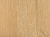 Secretária em madeira clara com 2 gavetas 120 x 60 cm LENORA_760610