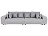 Sofa 4 Seater TORPO Fabric Grey