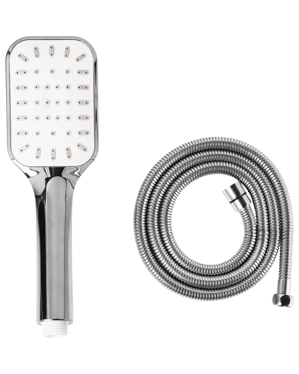 Shower Head and Hose Kit AMAJA Silver_988423