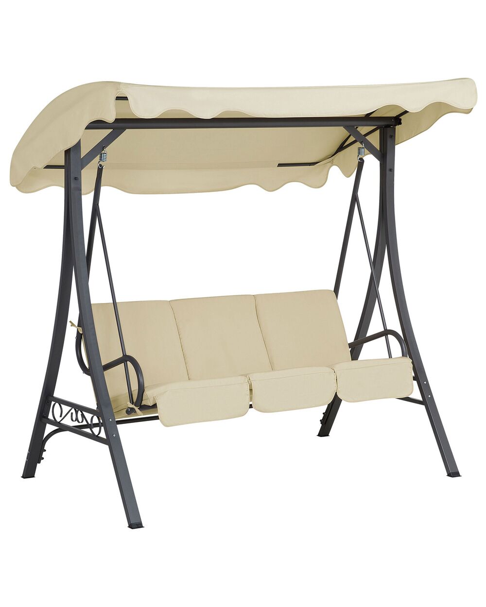 Dondolo da giardino GARBO Metallo Beige