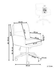 Office Chair CONSTANTIA Light Grey_1005473
