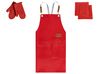Kitchen Textiles Set BRASSICA Red
