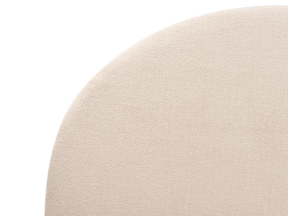 Bed Boucle MILLAY 160 x 200 cm (EU King Size) Beige_971543