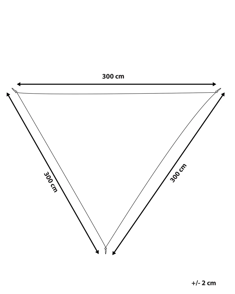 Shade Sail LUKKA 300 cm 300 cm Off-White_800571