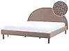 Bed Boucle MARGUT 180 x 200 cm (EU Super King) Taupe