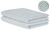 Conjunto de 2 toallas MITIARO Felpa de algodón Verde menta