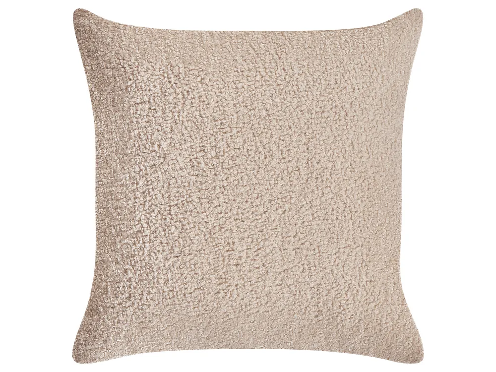Modular U-Shape Sofa 8 Seater MESNALI Boucle Beige_1046789
