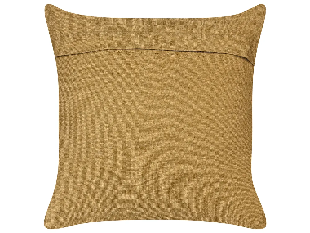 Set of 2 Decorative Cushions DEEPOR 45 x 45 cm Jute Multicolour Oriental Pattern_848031