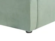 Ottoman Bed BAJONNA Velvet Mint Green 180 x 200 cm (EU Super King)_871310