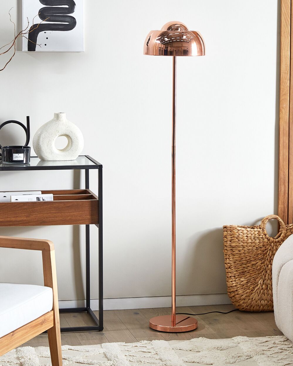Copper dome floor lamp shop