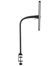 Lampada da tavolo con morsetto a LED AURIGA con sensore di movimento Metallo Nero_873098