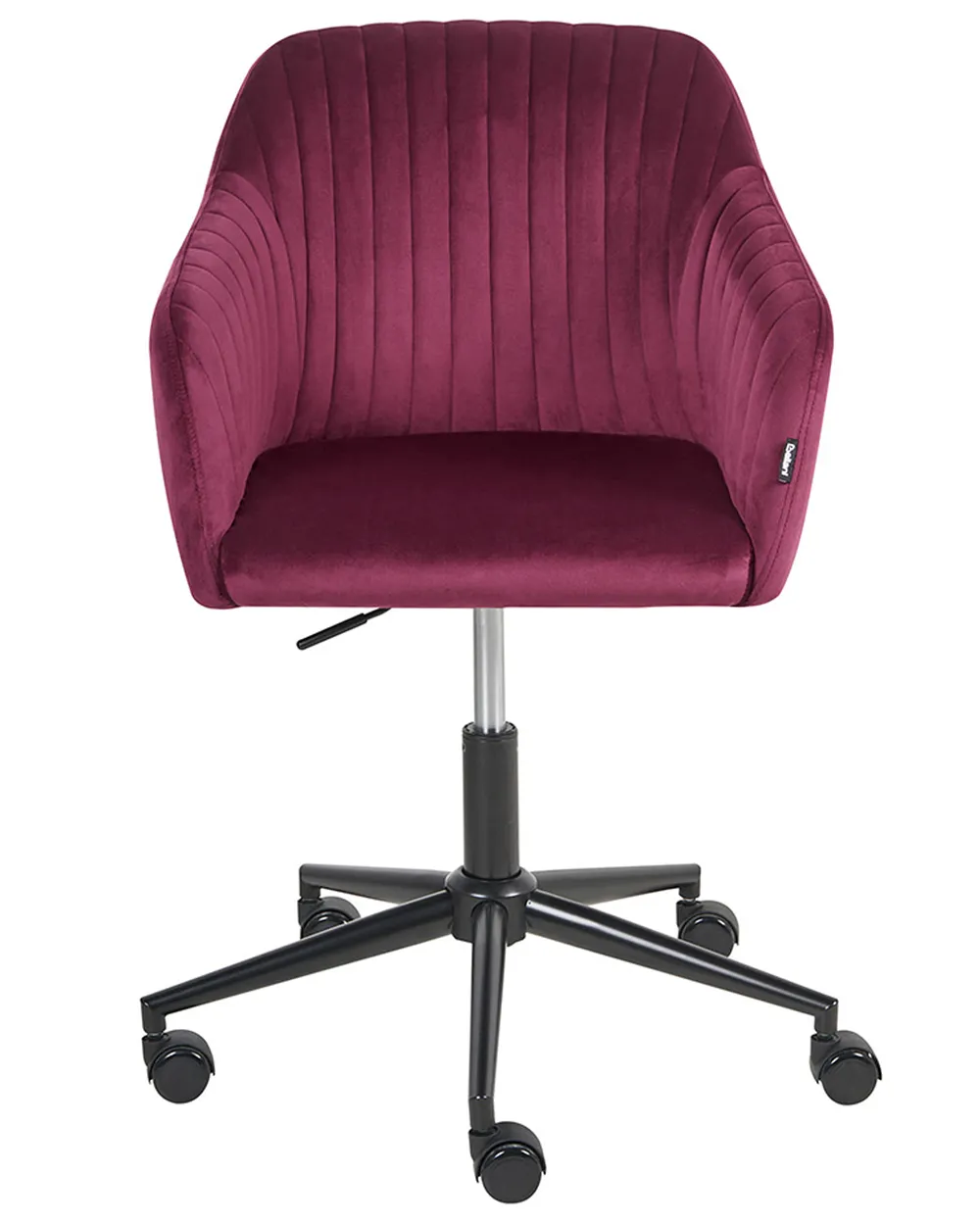 Desk Chair VENICE Velvet Burgundy_1057519